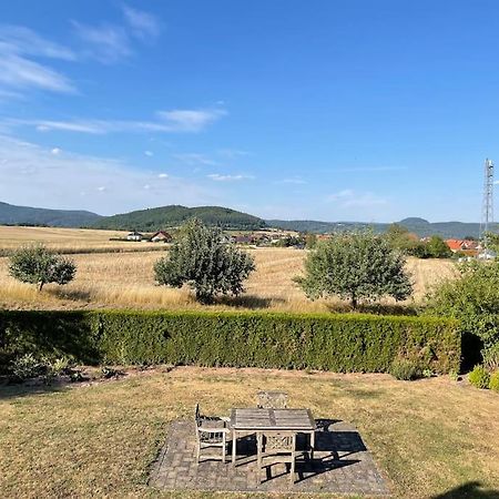 Ferienwohnung Leuchtbergblick Mit Terrasse Und Pkw Stellplatz Eschwege Eksteriør bilde