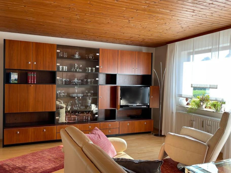 Ferienwohnung Leuchtbergblick Mit Terrasse Und Pkw Stellplatz Eschwege Eksteriør bilde